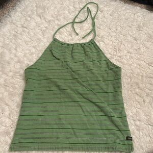 American Eagle halter tie top